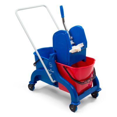 Chariot Filmop FRED 30 L AVEC BARRE DE POUSSÉE ENDUITE DE RILSAN