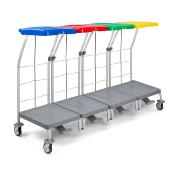 Chariot FILMOP CHARIOT À LINGE 4X70 L